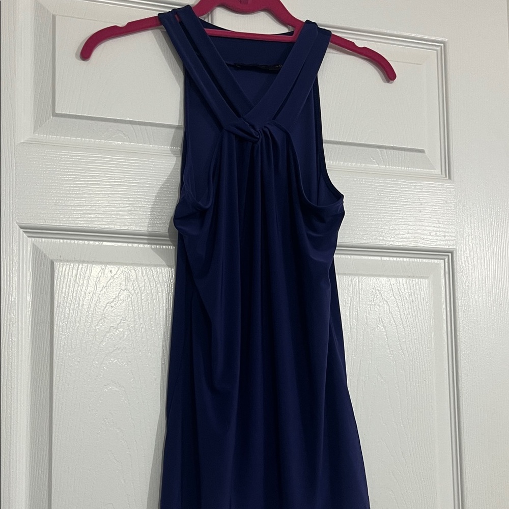 Elegant Navy Sleeveless